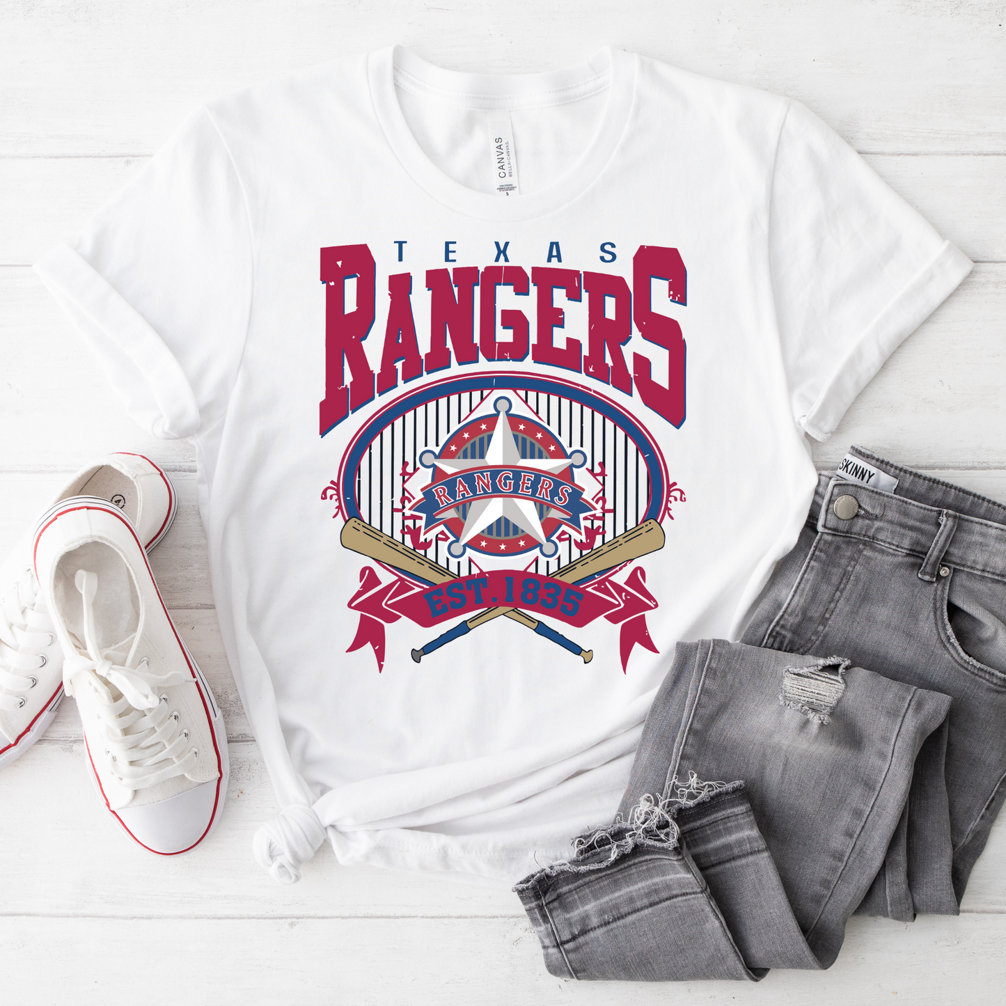 Baseball Cute Texas Rangers T-Shirt