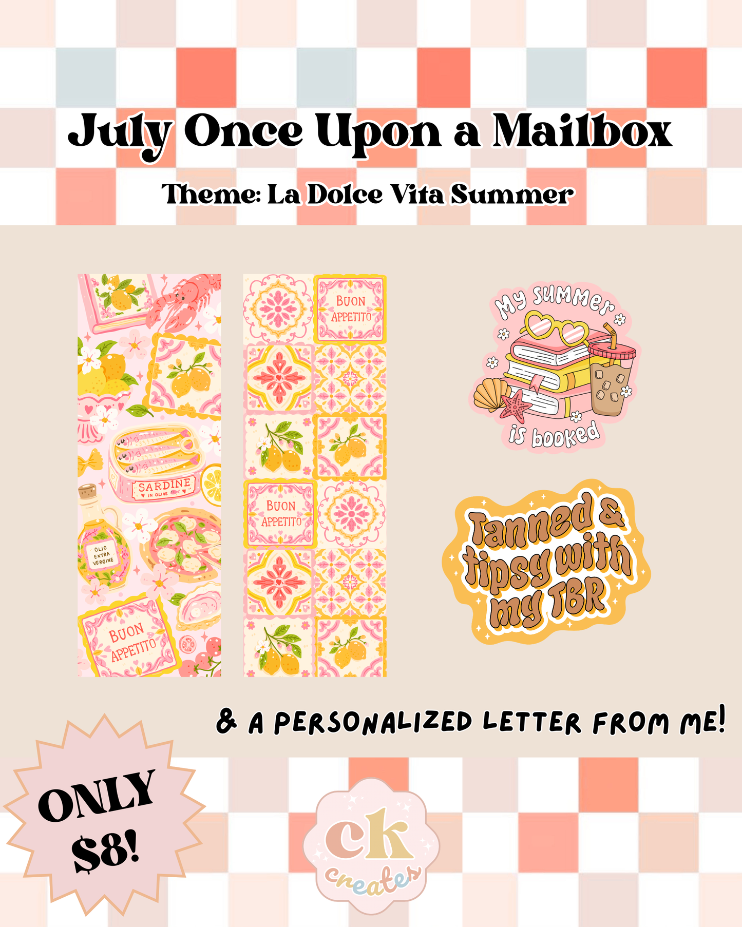 ππJULY Once Upon a Mailbox Club ππ¬