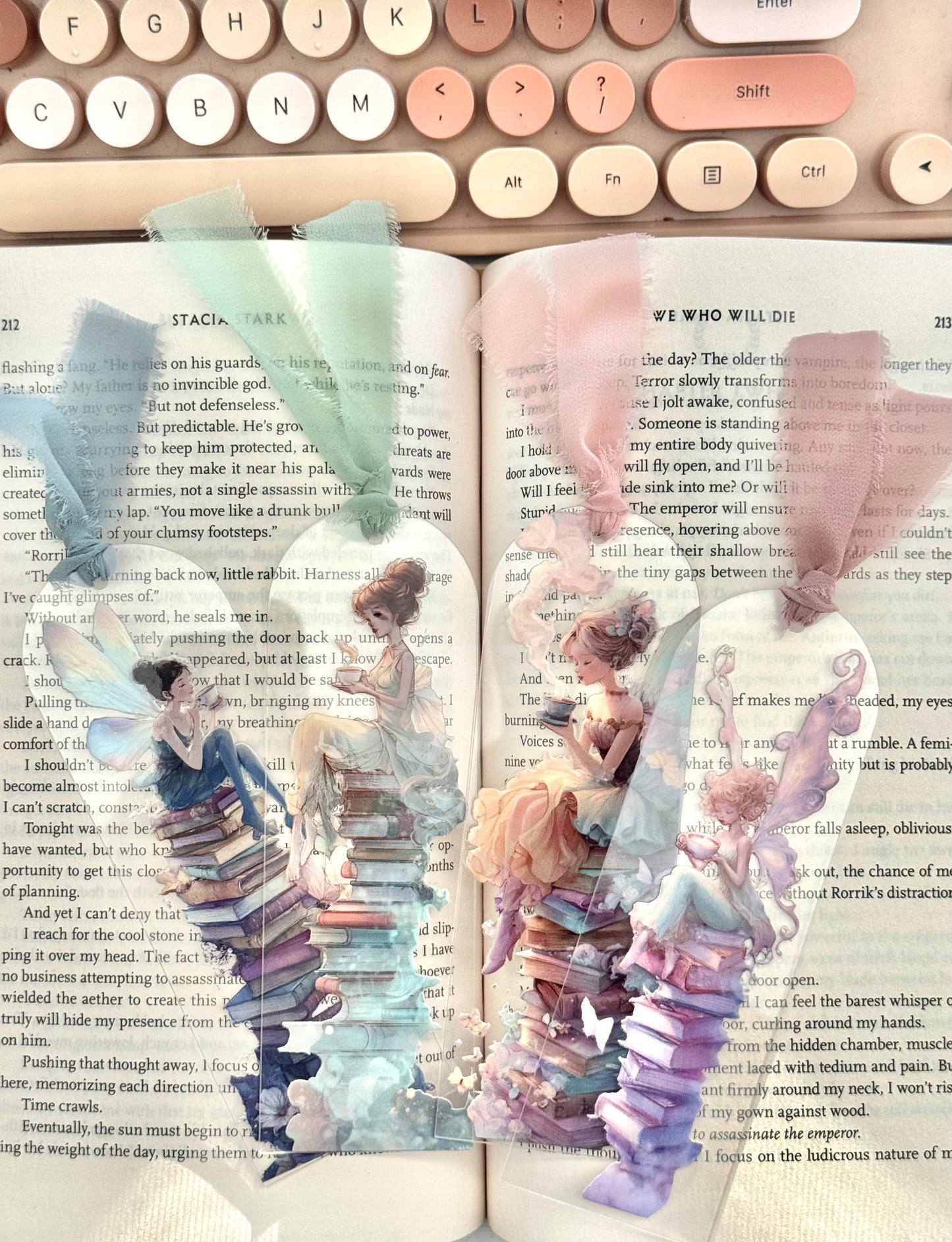 Whimsical Fairy Acrylic Bookmarks