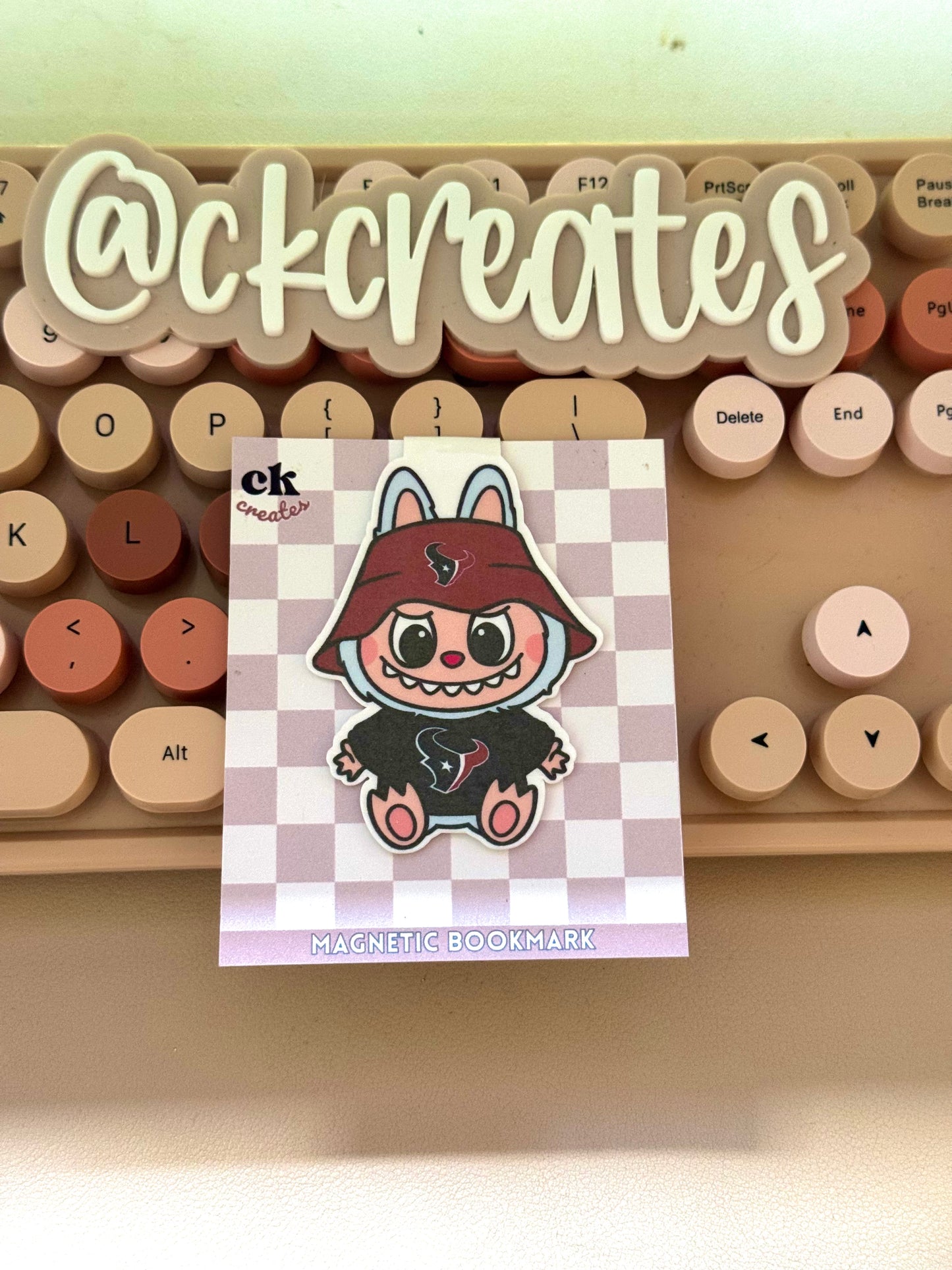 Bubu Football Magnetic Bookmark