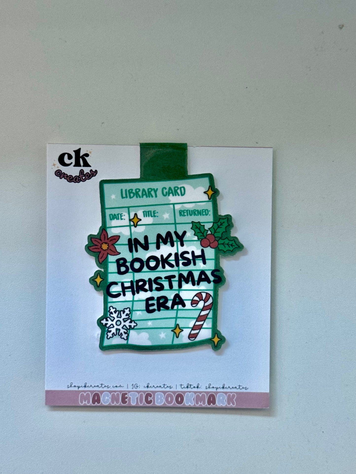 In My Bookish Christmas Magnetic Bookmark