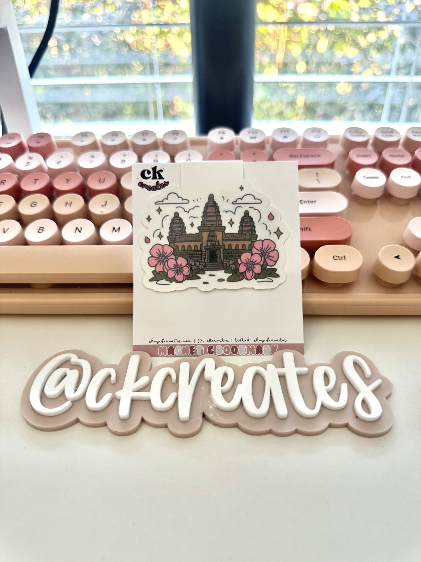 Kawaii Khmer Magnetic Bookmark