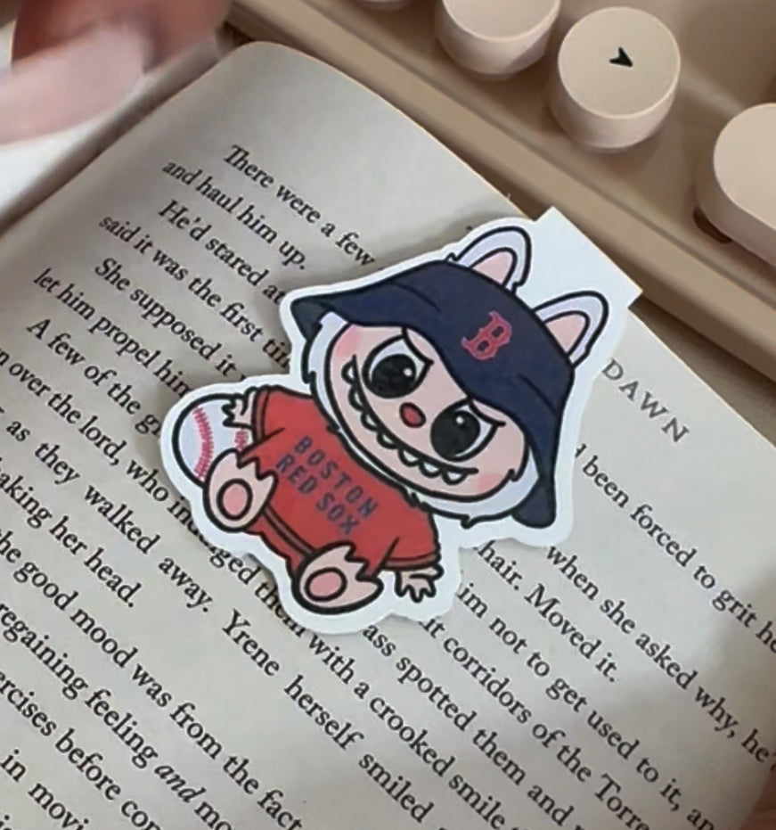 Bubu Baseball Magnetic Bookmark