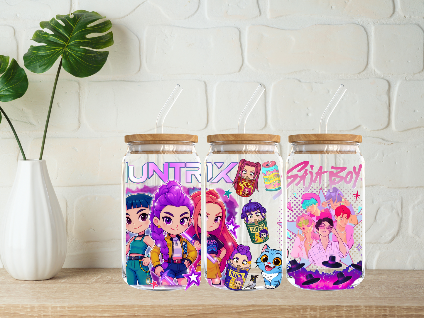KPOP Demon Hunters 16oz Libbey Cup