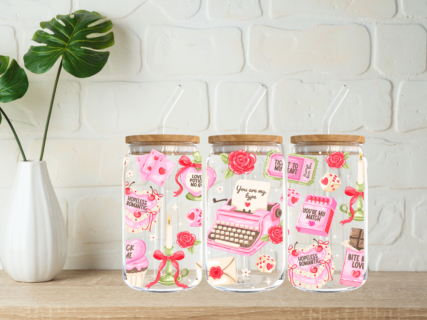 Sweetheart Cutie 16oz Libbey Cup