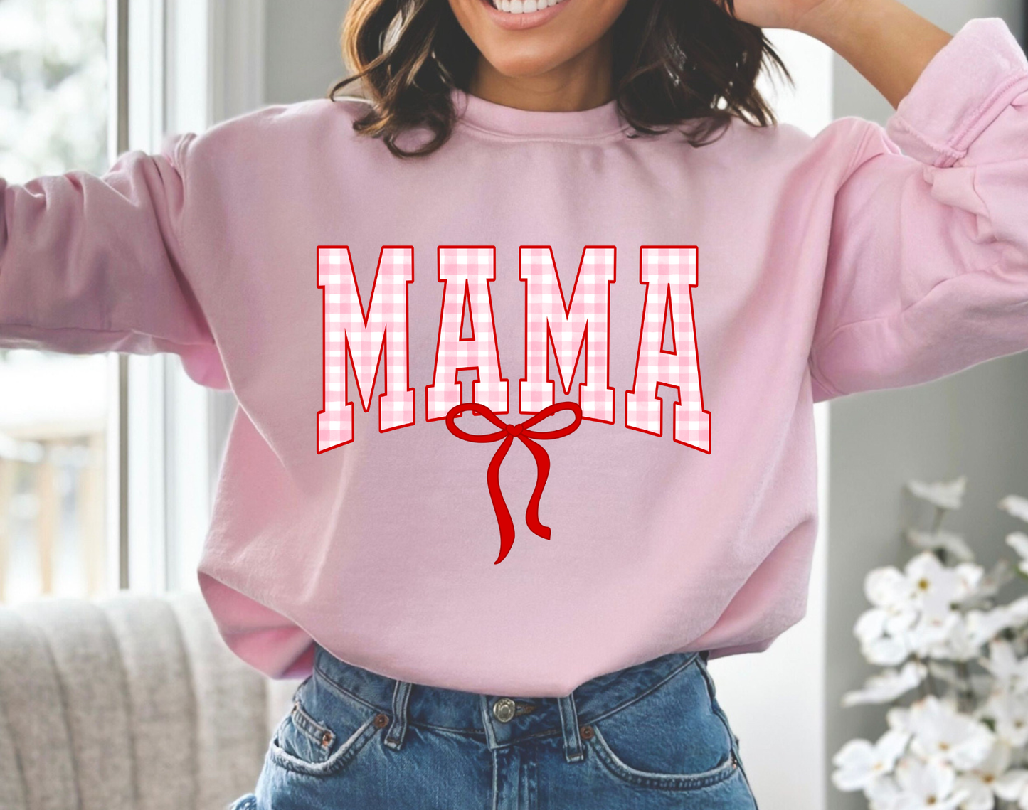 Mama Valentines Varsity Sweater