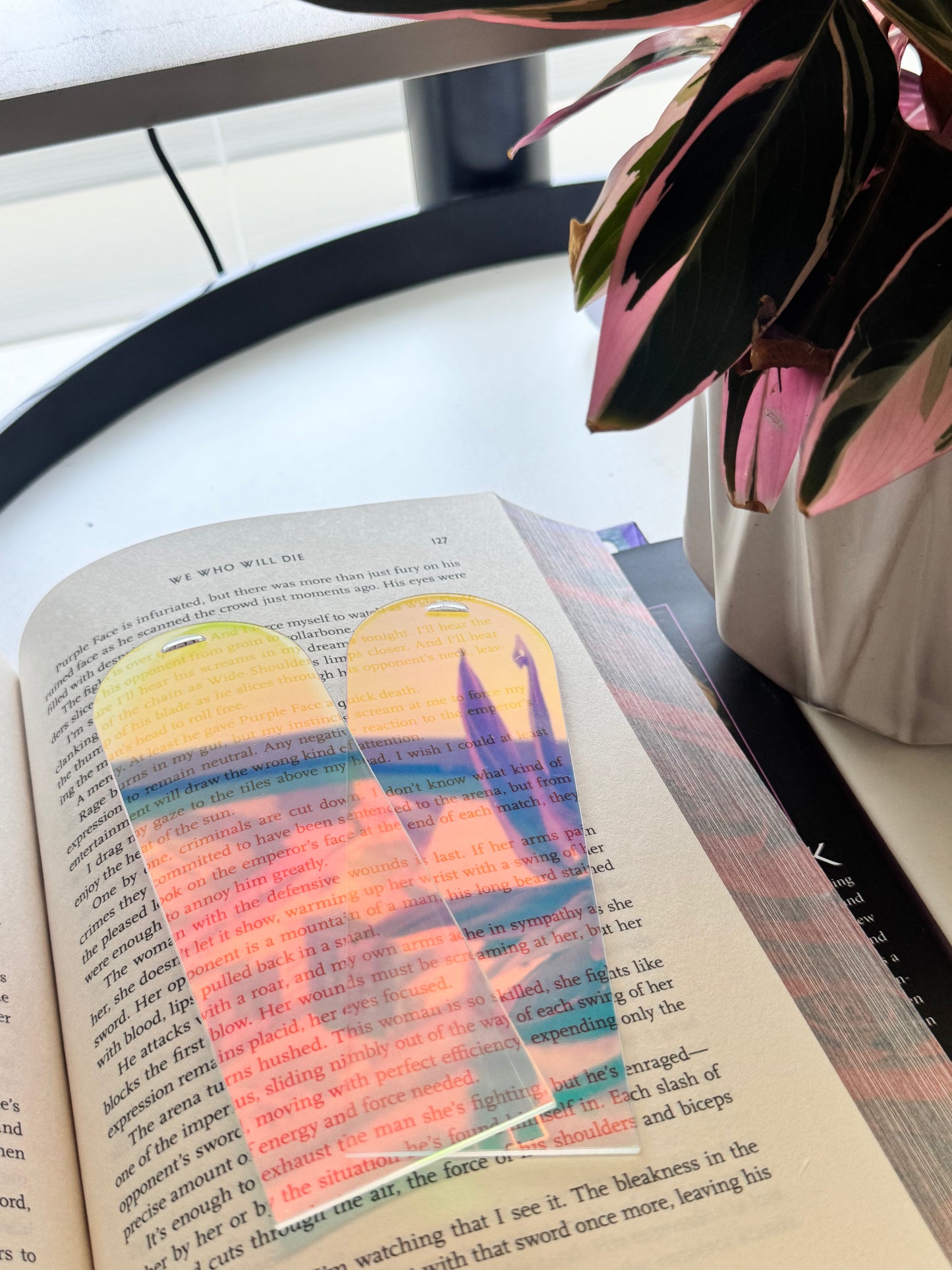 Iridescent Acrylic Bookmark Blank