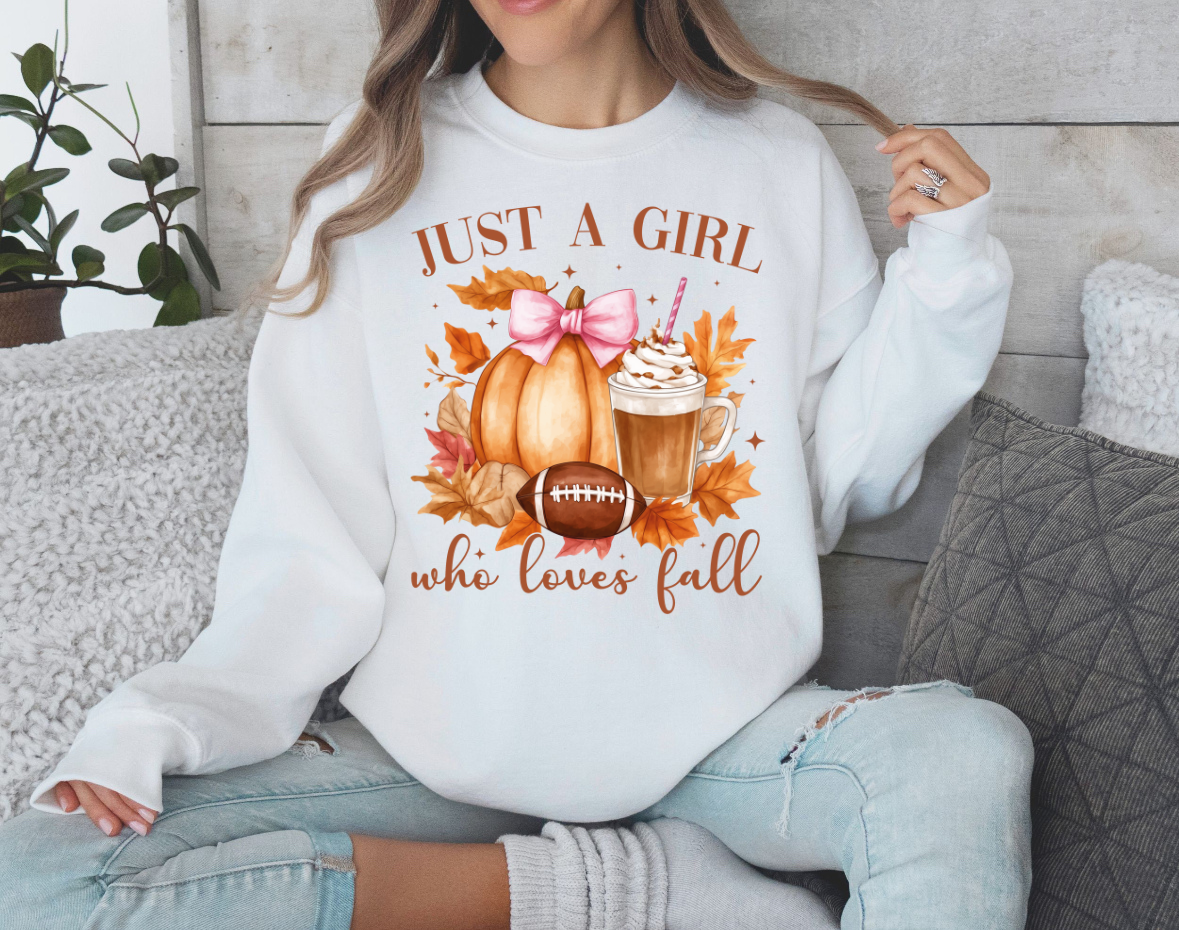 Just a Fall Girl Crewneck Sweatshirt