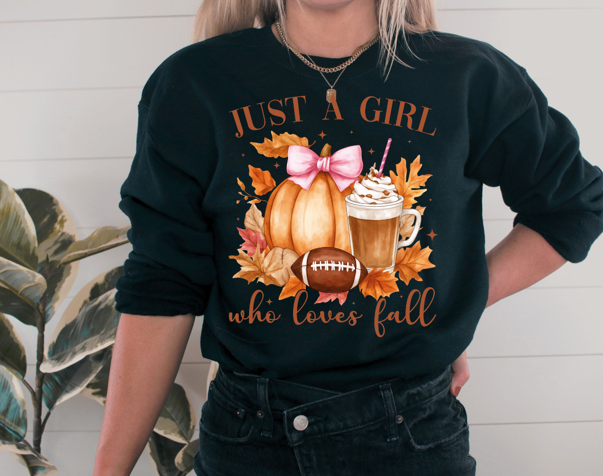 Just a Fall Girl Crewneck Sweatshirt