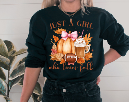 Just a Fall Girl Crewneck Sweatshirt