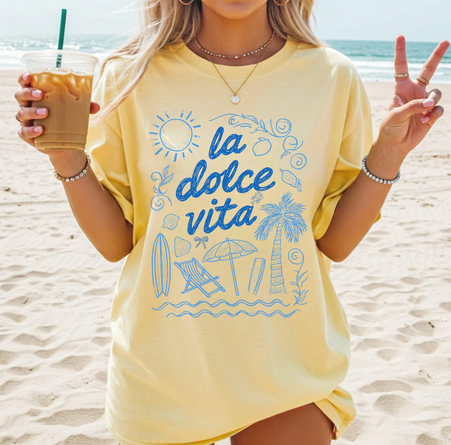 La Dolce Vita Pattern T-Shirt