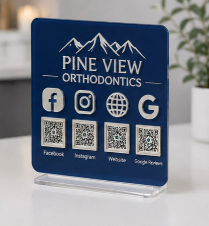 Simple Social Media/Payment Sign