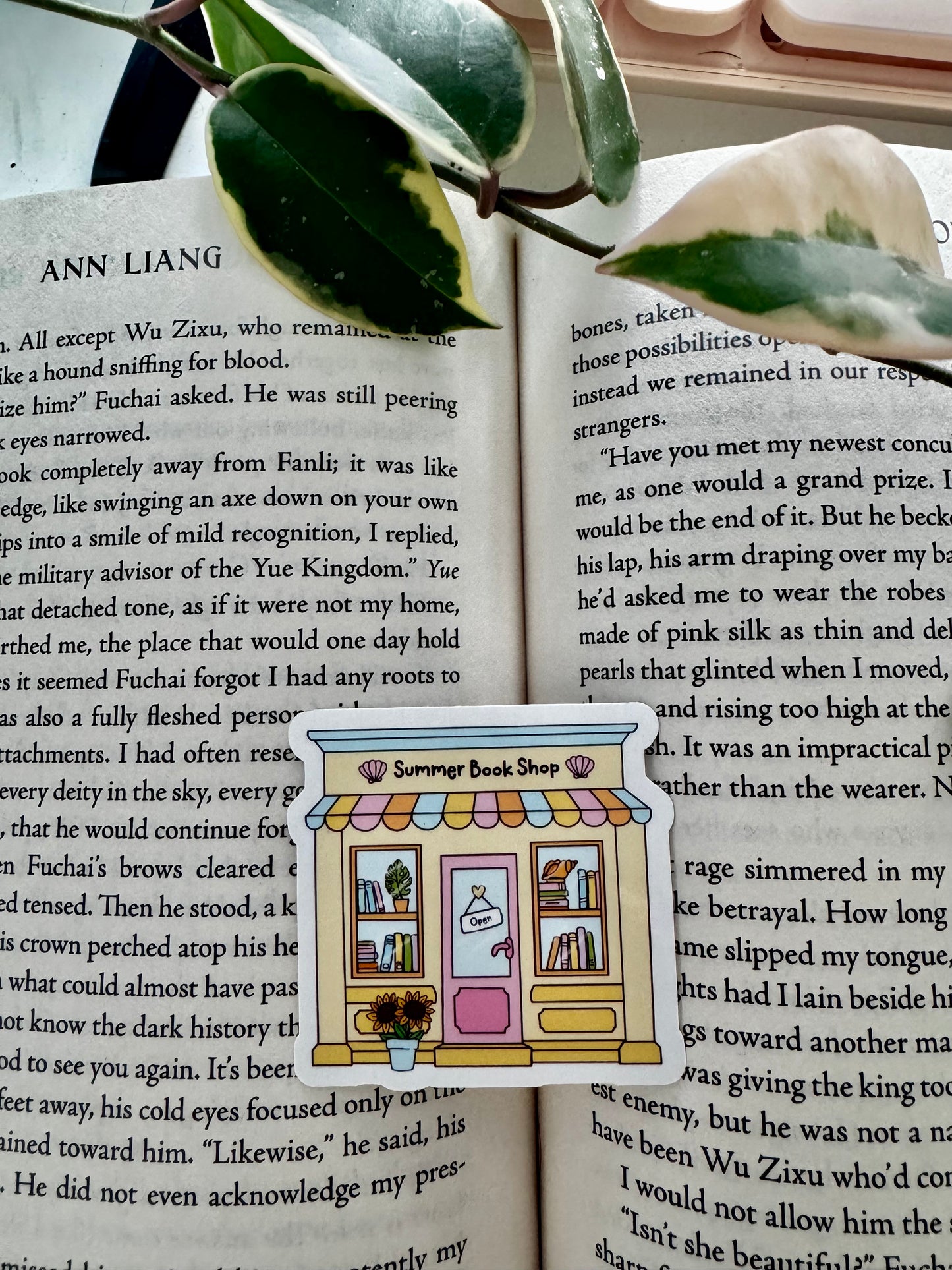 Summer Book Shop Sticker