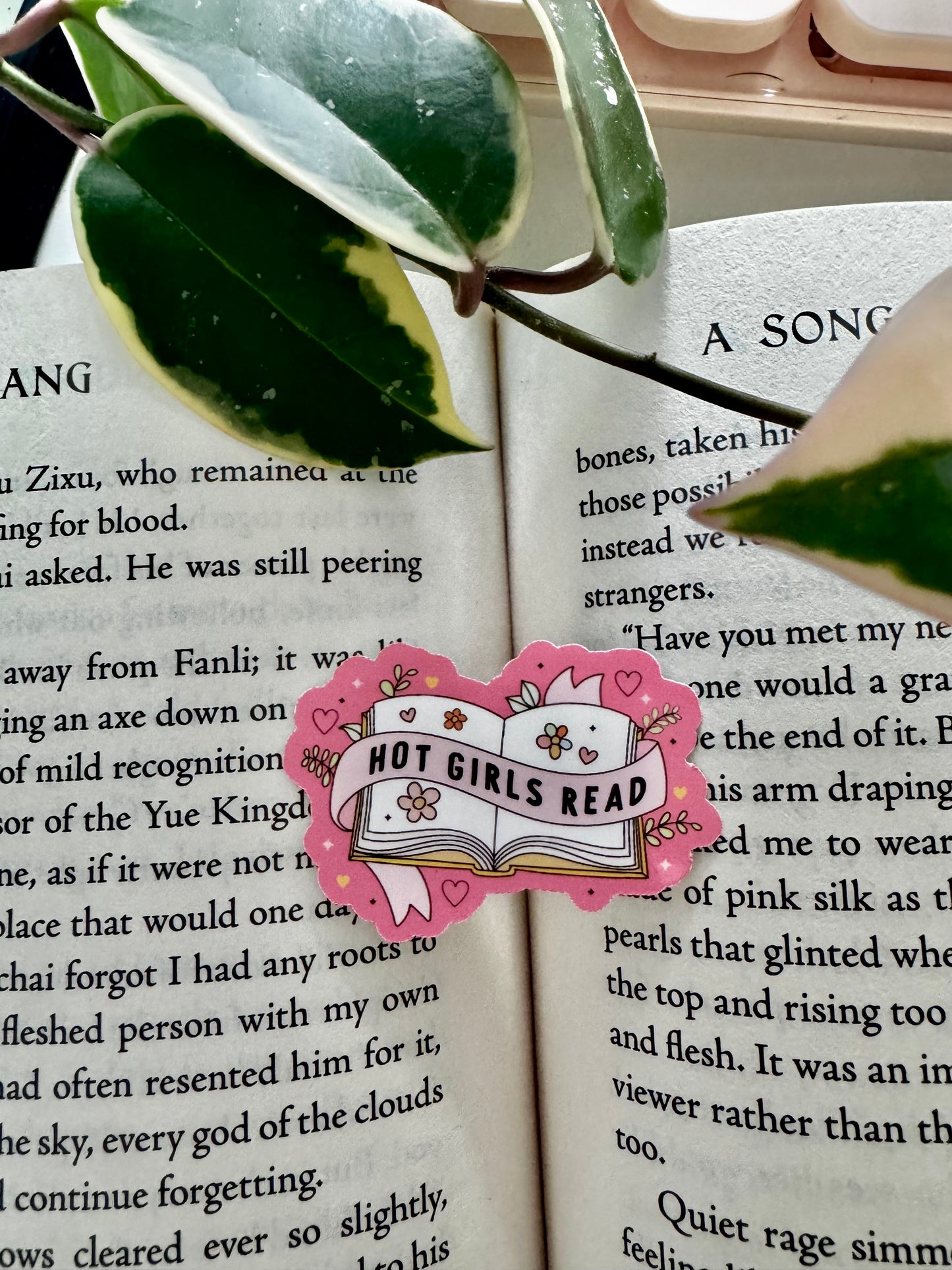 Hot Girls Read Sticker