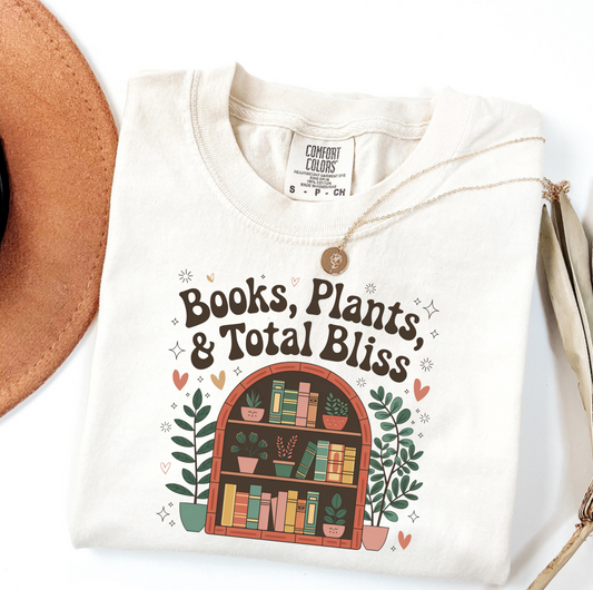 Books & Plants Bliss T-Shirt
