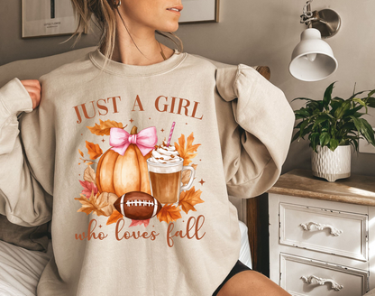 Just a Fall Girl Crewneck Sweatshirt
