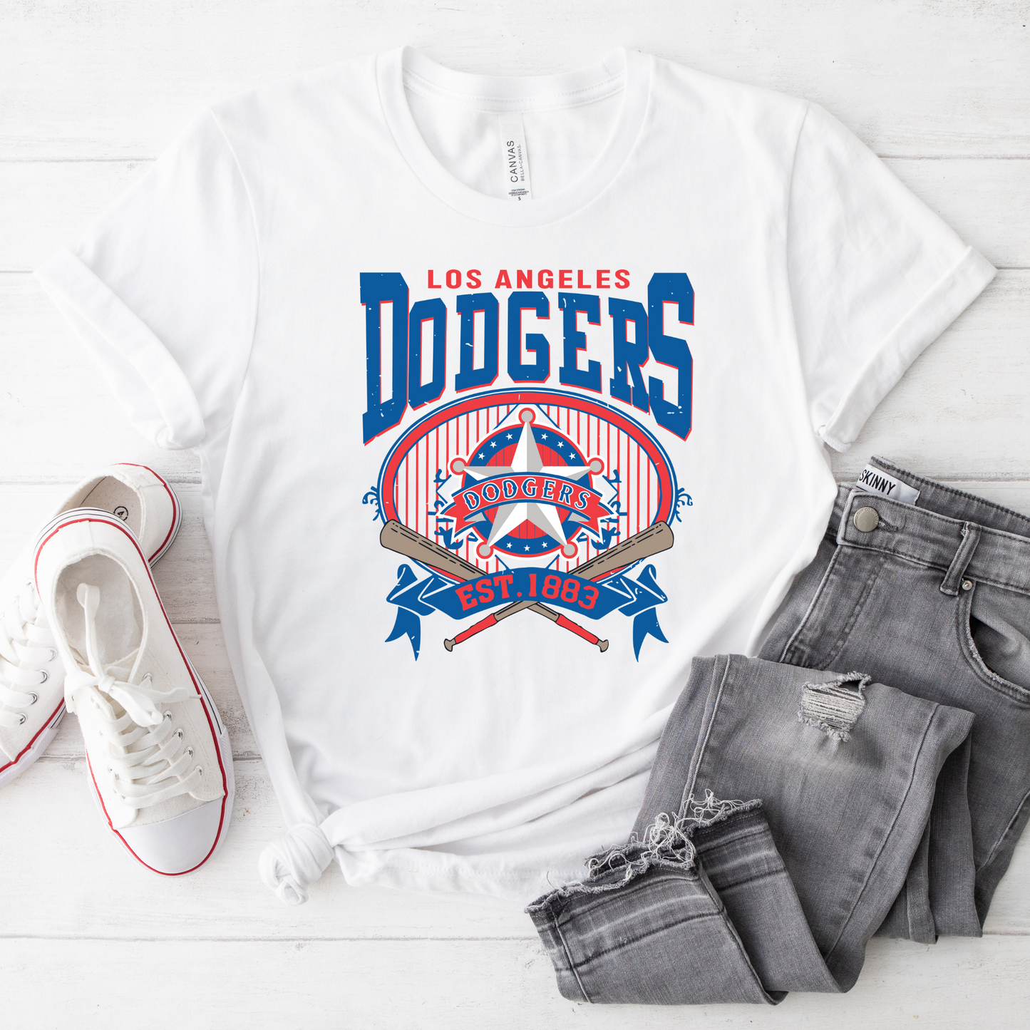 Baseball Cute Los Angeles Dodgers T-Shirt