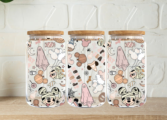 Disney Inspired Halloween 16oz Libbey Cup