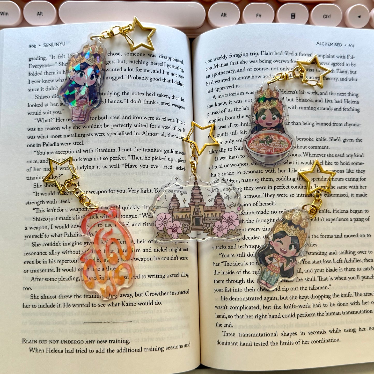 LIMITED TIME ONLY! Cute Cambodian Holographic Keychain