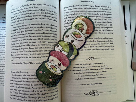 Holographic Sushi Bookmark