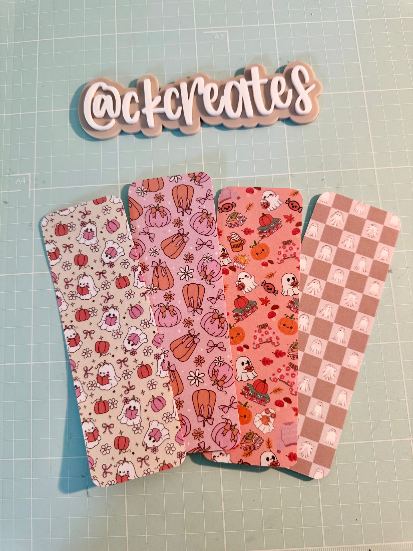 Cozy Fall/Halloween Bookmarks