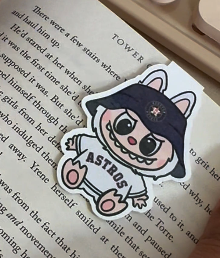 Bubu Baseball Magnetic Bookmark