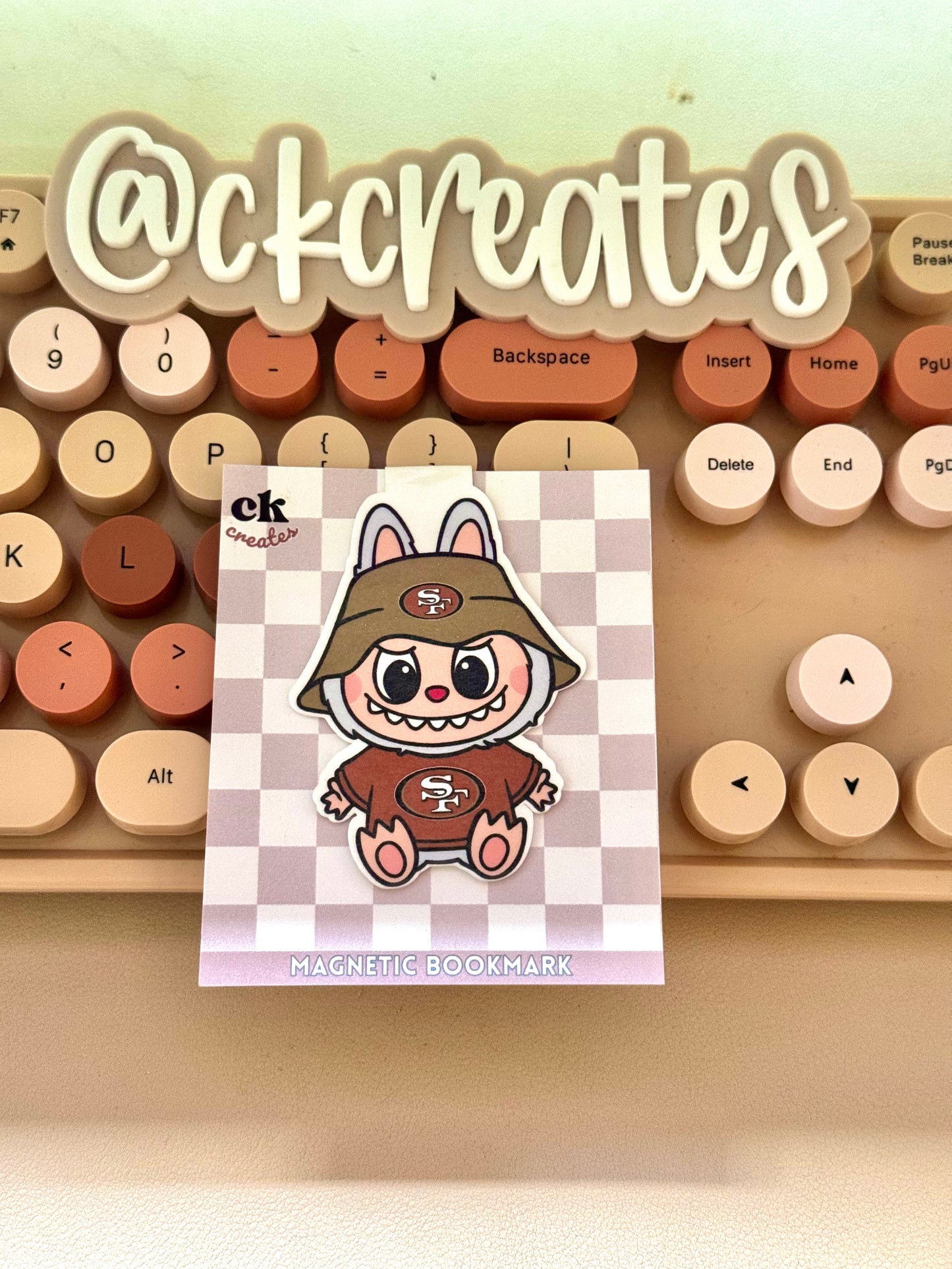 Bubu Football Magnetic Bookmark