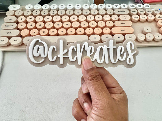 Acrylic Watermark Sign