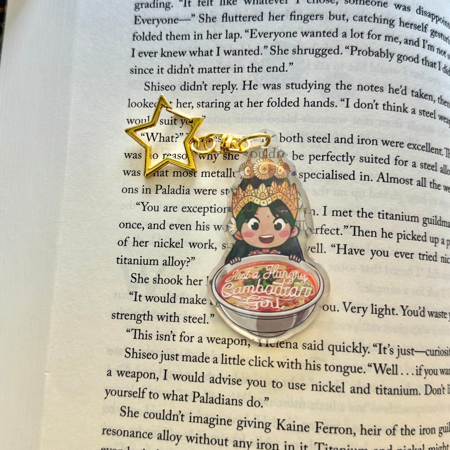 LIMITED TIME ONLY! Cute Cambodian Holographic Keychain