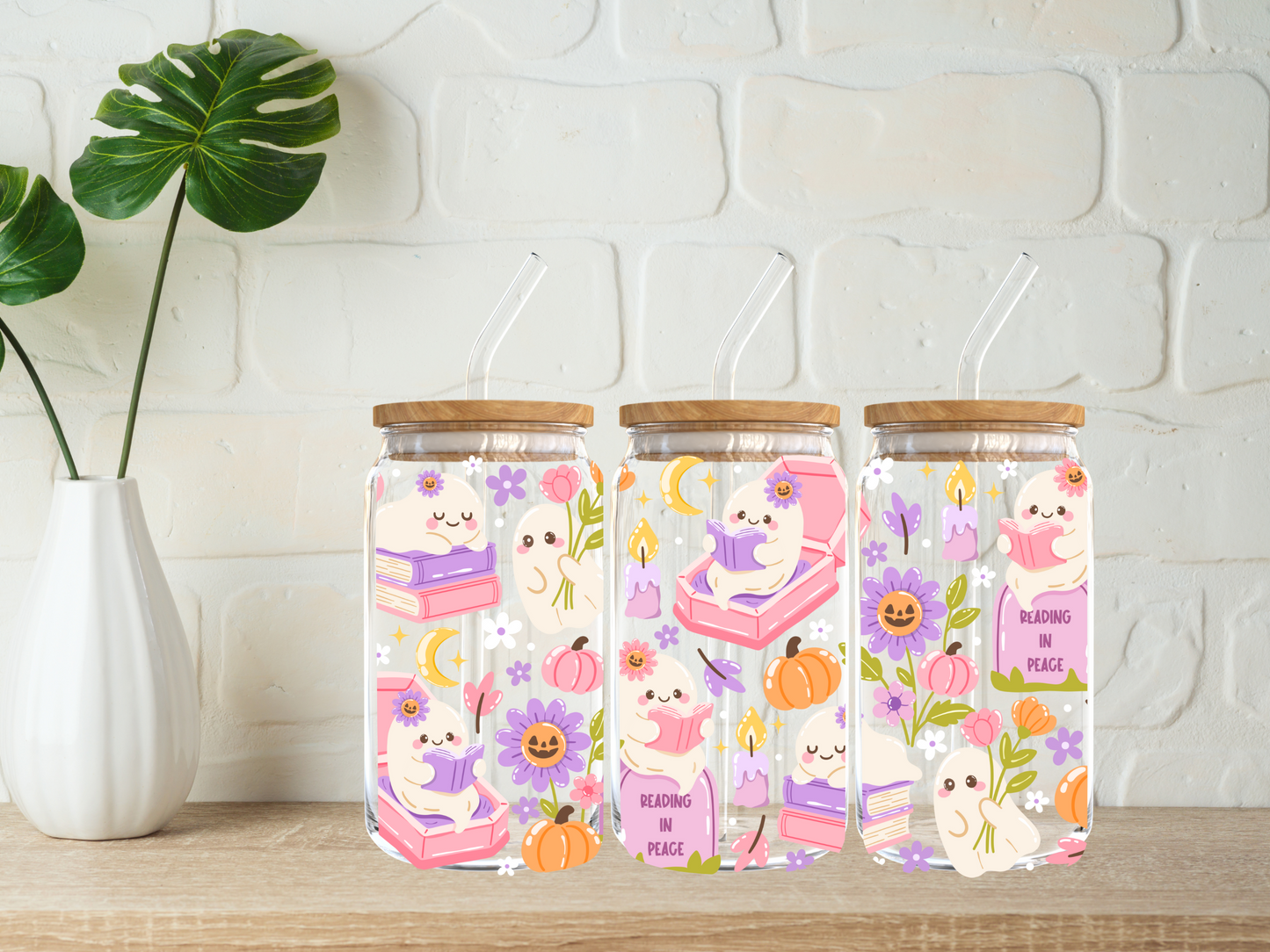 Fall Ghoulys 16oz Libbey Cup