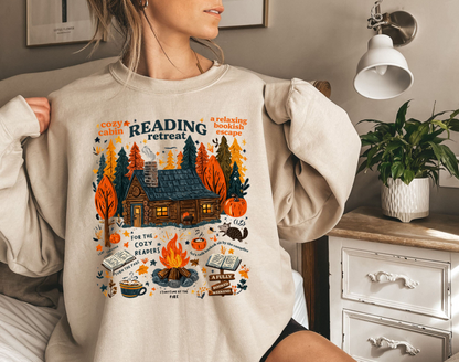 Reading Fall Cozy Crewneck Sweatshirt