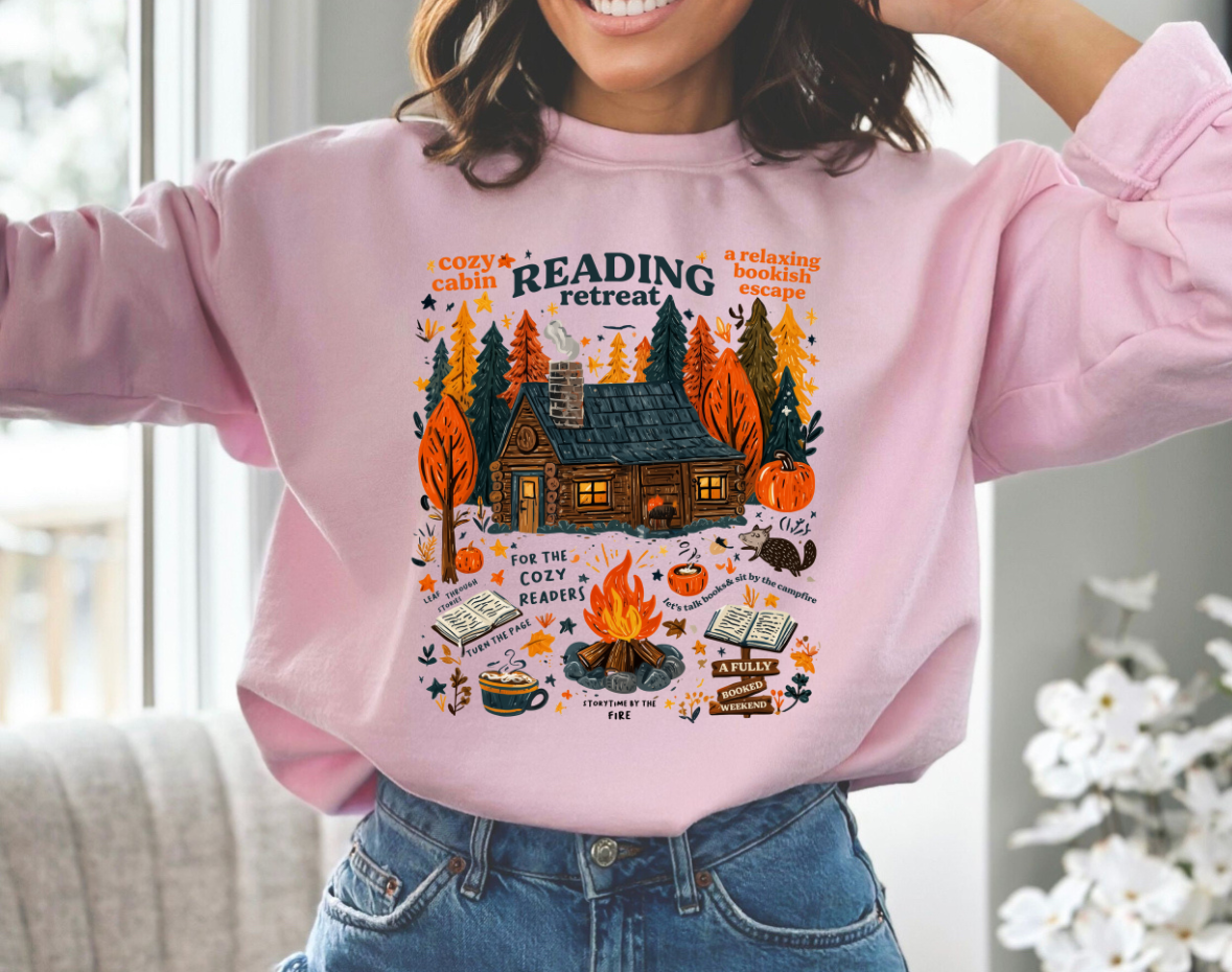 Reading Fall Cozy Crewneck Sweatshirt