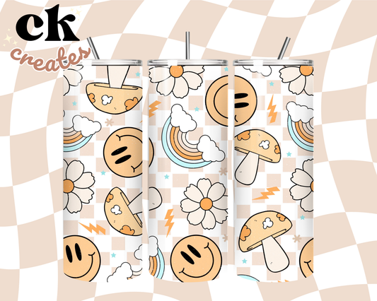 Groovy Smiley 20oz Tumbler