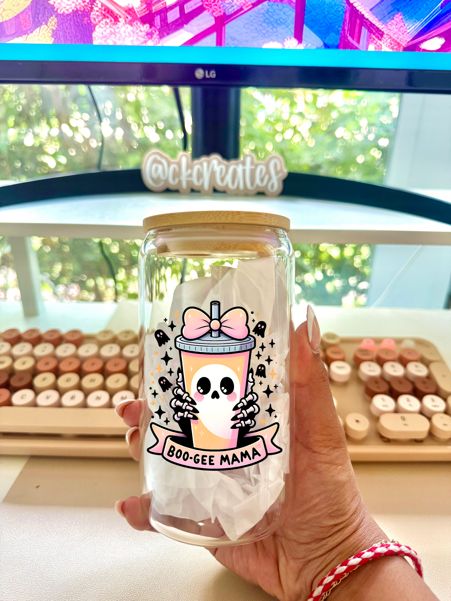 Boo-gee Mama 16oz Libbey Cup