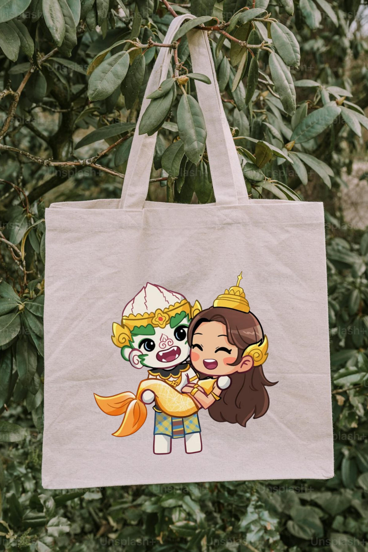 Cute Cambodian Tote Bag