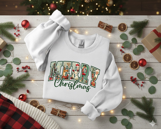 Vintage Christmas Crewneck Sweatshirt