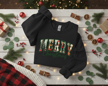 Vintage Christmas Crewneck Sweatshirt