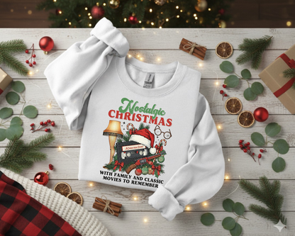 Nostalgic Christmas Crewneck Sweatshirt