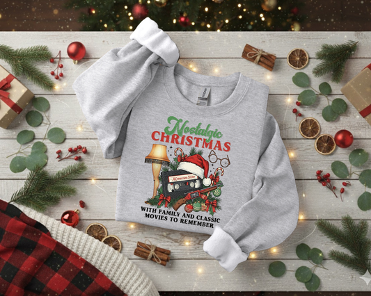 Nostalgic Christmas Crewneck Sweatshirt