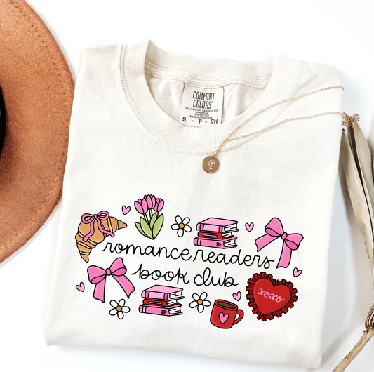 Romance Readers Book Club T Shirt