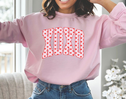XOXO Valentines Varsity Sweater