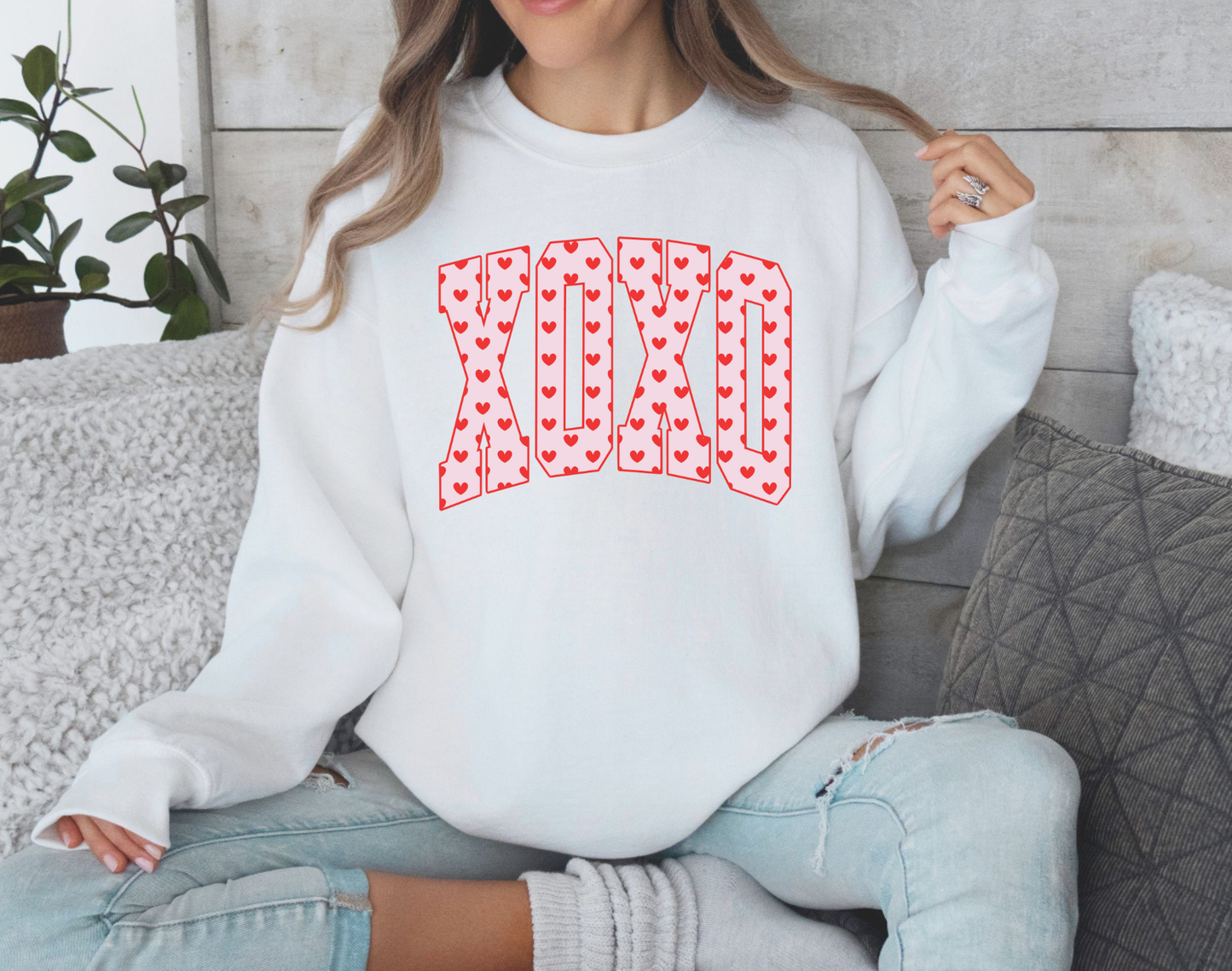 XOXO Valentines Varsity Sweater