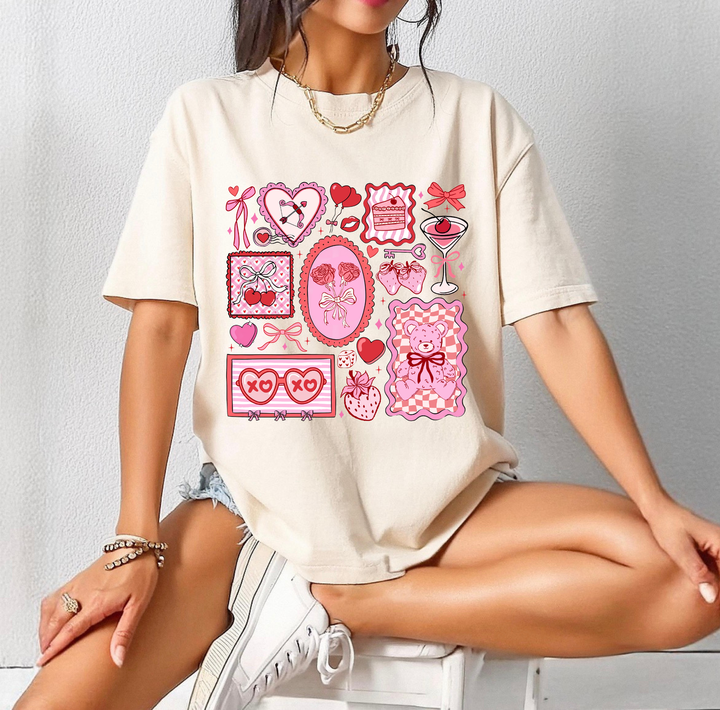Valentines Pattern T Shirt