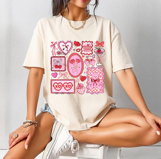 Valentines Pattern T Shirt