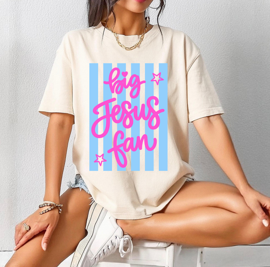 Striped Faith Adult T-shirt