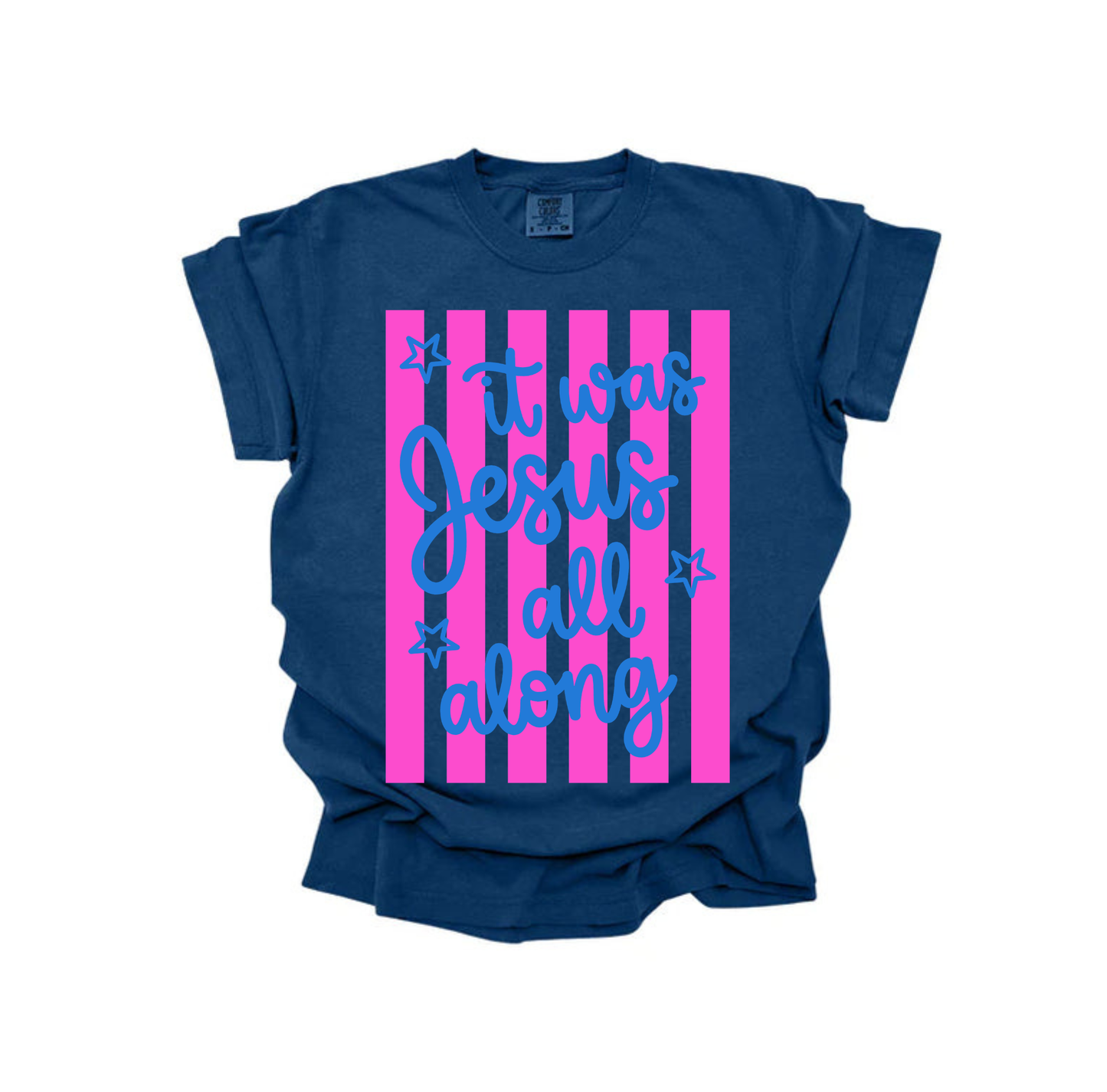 Striped Faith Adult T-shirt